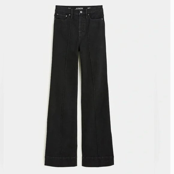 J. Crew Pants - J. Crew Black Wide-Leg Jeans